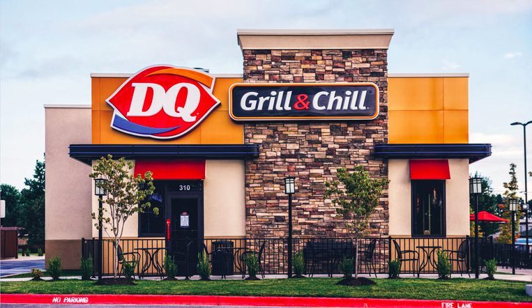 Dairy queen store front view