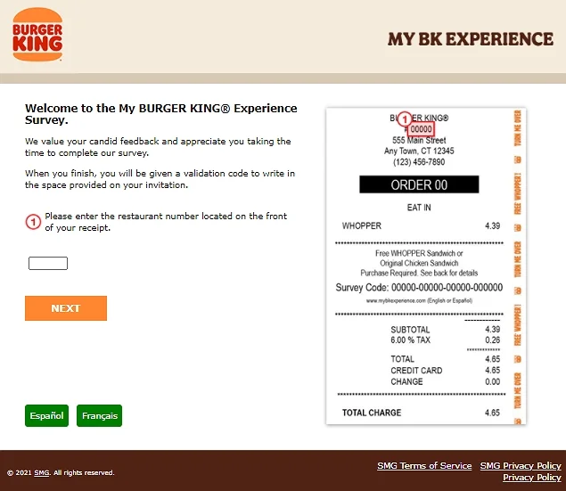 www.mybkexperience.com homepage