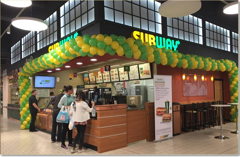 inside the subway store
