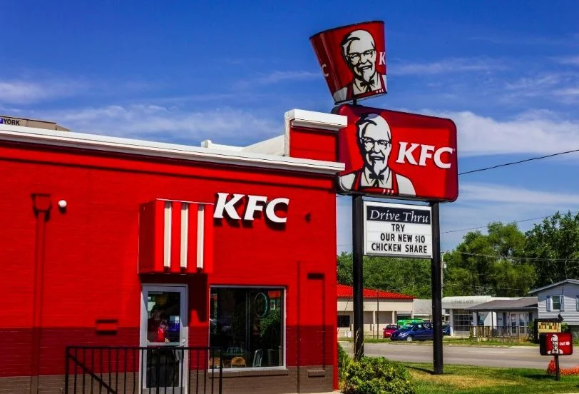 KFC restaurant front view