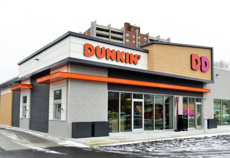 Dunkin Donuts Restaurant Outside View
