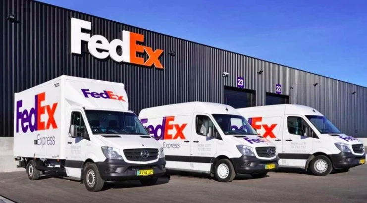 FedEx Express Cars Front View
